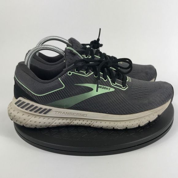Brooks Transcend 8 Gray/Green Athletic Running Shoes 1203191B082 Women’s Size 9 - Picture 4 of 12